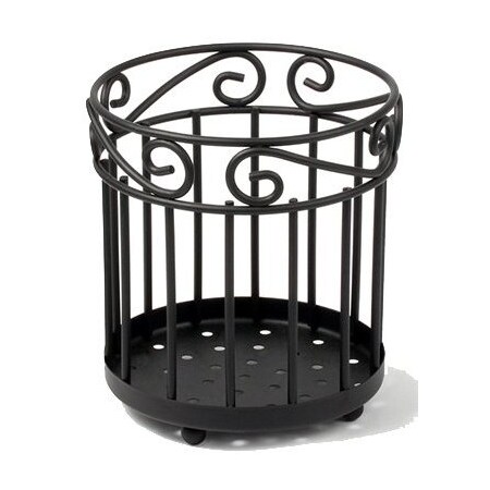 Spectrum Diversified BLK Utensil Holder 55810